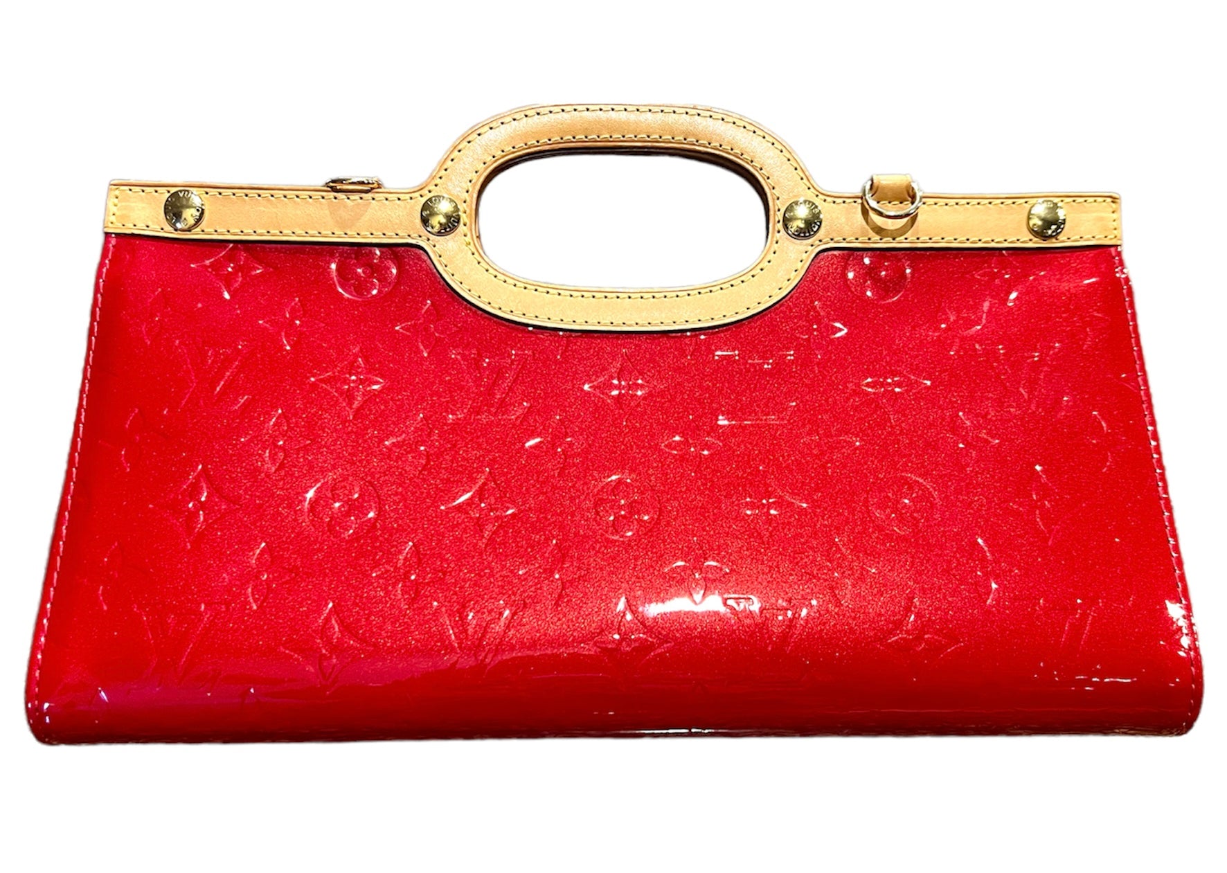 LOUIS VUITTON Vernis Roxbury Drive Two-Way Bag in Red 2010