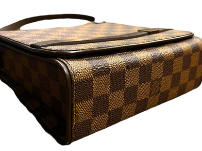 LV Damier Canvas Tribeca Carre Bag bottom view