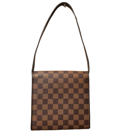 LV Damier Canvas Tribeca Carre Bag back view