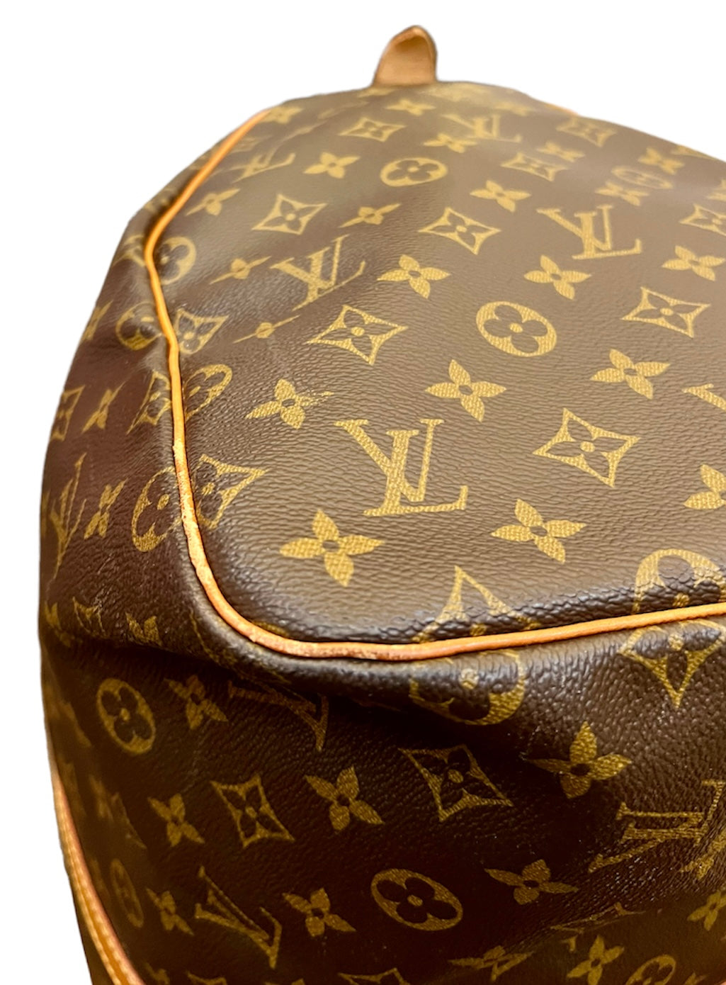 Louis Vuitton keepall 55 Monogram Brown Leather ref.536990 - Joli Closet