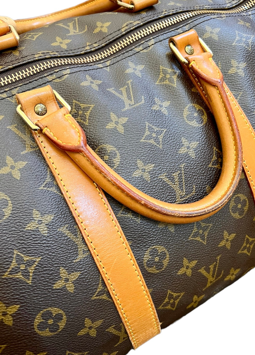 Shop Louis Vuitton Keepall Monogram Canvas Street Style 2WAY Leather Logo  (M46655) by NHT.inc