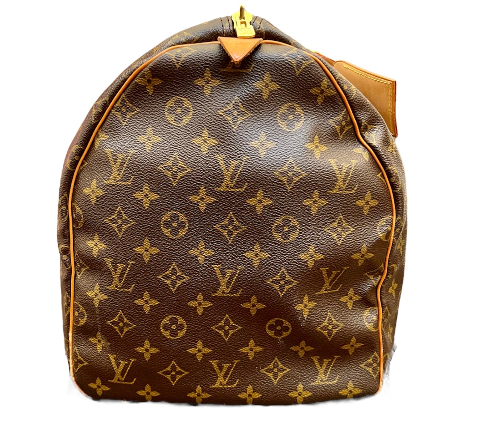 Louis Vuitton Keepall 55 Monogram Miroir Gold in Leather with Gold-tone - JP