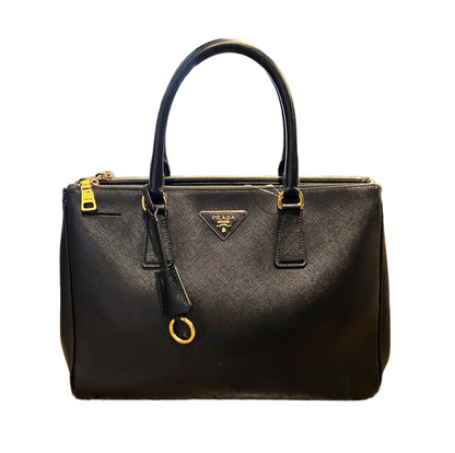 Prada Saffiano Medium Galleria Double Zip Tote