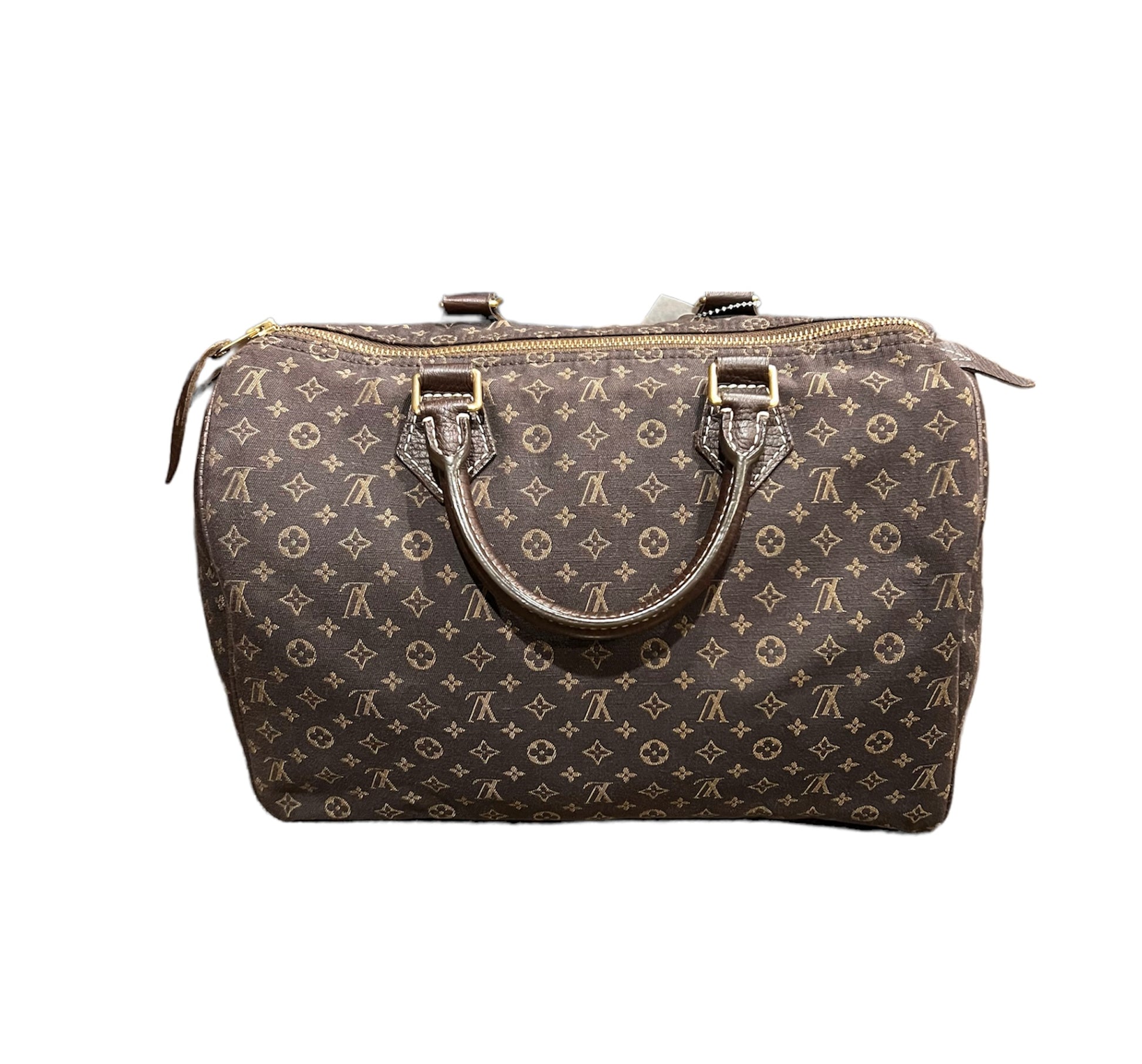 Louis Vuitton Brown Monogram Canvas Speedy 30 Top Handle Bag Louis