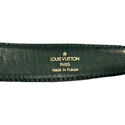 Louis Vuitton Bordeaux Taiga Leather Belt