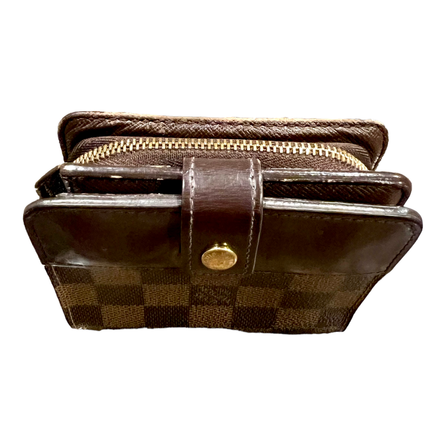 Grote Louis Vuitton zippy wallet in Damier Ebene - Garderobe